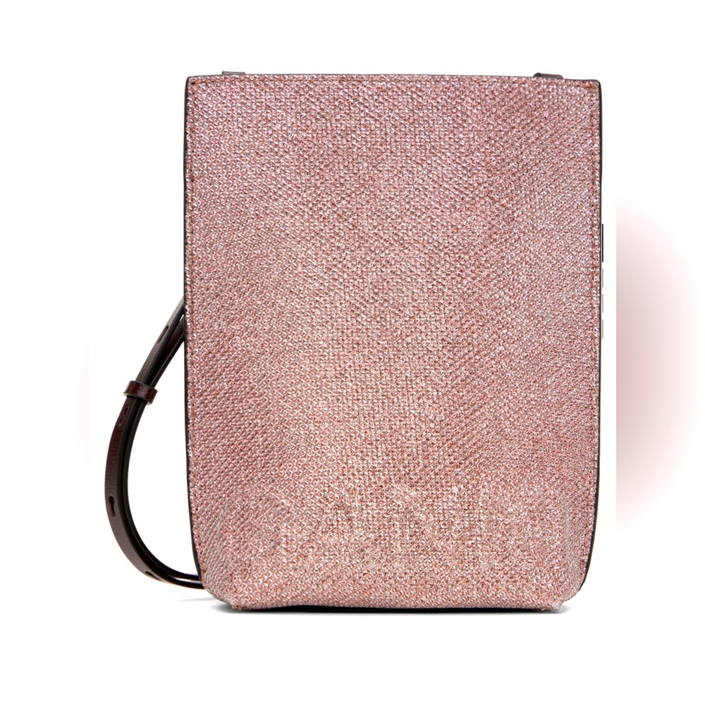 GANNI
Pink Small Glitter Banner Crossbody Bag NWT